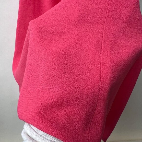 Sies Marjan Paloma draped crepe midi dress, pink, Size 2 - Picture 11 of 14